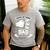 Dad Of 3 Cool Daddy Of Three Fathers Day Dad Of Three Men's Casual T-Shirt Sport Grey