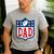 Dad American Football Happy Birthday Family Matching Retro Men's Casual T-Shirt Sport Grey Dad American Football Happy Birthday Family Matching Retro Men's Casual T-Shirt Sport Grey