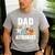 Dad Of The Astronaut Space Astronaut Birthday Family Men's Casual T-Shirt Sport Grey