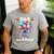 Dad Of The Astronaut Space Theme First Birthday Party Men's Casual T-Shirt Sport Grey