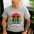 Dad Of An Ausshole Australian Shepherd Aussie Men's Casual T-Shirt Sport Grey