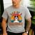 Dad Of a Basshole Basset Hound Owner Men's Casual T-Shirt Sport Grey