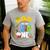 Dad Of The Big One Fishing Birthday Boy Family Party Men's Casual T-Shirt Sport Grey