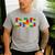 Dad Of The Birthday Boy Building Blocks Bricks Builder Men's Casual T-Shirt Sport Grey