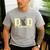Dad Of The Birthday Boy Deer Hunter Camouflage Flag Men's Casual T-Shirt Sport Grey
