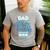 Dad Of The Birthday Boy Matching Video Game Birthday Party Men's Casual T-Shirt Sport Grey