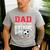 Dad Of The Birthday Boy Shirt Soccer Party Family Daddy Men's Casual T-Shirt Sport Grey