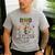 Dad Of The Birthday Boy Video Gamer Pixel Number Men's Casual T-Shirt Sport Grey