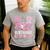 Dad Of The Birthday Cow-Girl Rodeo Cowgirl Bday Men's Casual T-Shirt Sport Grey