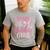 Dad Of The Birthday Girl Bow Cute Pink Matching Family Party Men's Casual T-Shirt Sport Grey