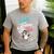 Dad Of The Birthday Girl Pesto Baby Penguin Party Men's Casual T-Shirt Sport Grey