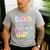 Dad Of The Birthday Girl Tie Dye Girl Bday Party Men's Casual T-Shirt Sport Grey