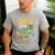 Dad Of The Birthday Party Outfit Dinosaur Squad Daddy Men's Casual T-Shirt Sport Grey