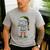 The Dad Elf Shirt Matching Family Dad Christmas Elf Men's Casual T-Shirt Sport Grey