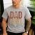 Dad Level Unlocked Father To Be New Daddy Men's Casual T-Shirt Sport Grey