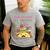 Dad Of Miss Three-Esta Mexican Fiesta 3rd Birthday Outfit Men's Casual T-Shirt Sport Grey