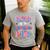 Dad And Mom Of The Birthday Girl Party Decor Family Matching Men's Casual T-Shirt Sport Grey