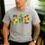 Dad Parent Brick Master Builder Building Blocks Set Family T Men's Casual T-Shirt Sport Grey