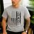Dad Patriotic American USA Flag Father's Day Dad Men's Casual T-Shirt Sport Grey