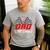 Dad Pit Crew Birthday Party Race Car Lover Racing Family Men's Casual T-Shirt Sport Grey