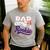 Dad Rookie Of Year 1st Birthday Baseball Theme Matching Men's Casual T-Shirt Sport Grey
