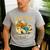 Dad Tax Graphic Tee Fathers Day Men's Casual T-Shirt Sport Grey