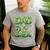 Dad Of The Three Rex Birthday Boy Dinosaur Family Matching Men's Casual T-Shirt Sport Grey