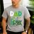 Dad Of The Three Rex Birthday Dinosaur Family Matching Men's Casual T-Shirt Sport Grey