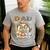 Dad Of The Two Wild Animal Safari 2Nd Birthday Party Men's Casual T-Shirt Sport Grey
