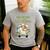 Dad Of The Wild One 1st Birthday Safari Family Matching Men's Casual T-Shirt Sport Grey