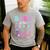 Dada Of The Birthday For Girl Dinosaur T-Rex Party Family Men's Casual T-Shirt Sport Grey