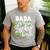Dada Of The Lucky One First Birthday St Patrick's Day Men's Casual T-Shirt Sport Grey