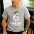 Dadacorn Muscle Dad Unicorn Fathers Day Men's Casual T-Shirt Sport Grey