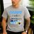 Daddy Of The Bday Boy Blue Dog Theme Party Family Matching Men's Casual T-Shirt Sport Grey