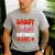 Daddy Of The Berry First Birthday Of Girl Strawberry Men's Casual T-Shirt Sport Grey