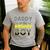 Daddy Of The Birthday Boy Bat Family Party Theme Boys Men's Casual T-Shirt Sport Grey