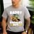 Daddy Of The Birthday Boy Dinosaur Construction Worker Truck Men's Casual T-Shirt Sport Grey