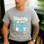 Daddy Of The Birthday Boy Dog Paw Bday Party Celebration Small Men's Casual T-Shirt Sport Grey