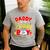 Daddy Of The Birthday Boy Matching Dad Son Family Birthday Men's Casual T-Shirt Sport Grey