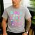 Daddy Of The Birthday For Girl Dinosaur T-Rex Party Family Men's Casual T-Shirt Sport Grey