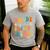 Daddy Of The Birthday Girl Groovy Themed Father Dad Men's Casual T-Shirt Sport Grey