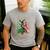 Daddy Of The Birthday Girl Pink And Green Family Matching Men's Casual T-Shirt Sport Grey