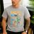 Daddy Of The Birthday Party Outfit Dinosaur Squad Dad Men's Casual T-Shirt Sport Grey