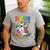 Daddy Of The Birthday Princess Girl Dabbing Unicorn Dad Men's Casual T-Shirt Sport Grey