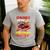 Daddy Of The Birthday Racer Race Car Party Family Matching Men's Casual T-Shirt Sport Grey