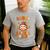 Daddy Of The Birthday Turkey Family 1st Birthday Boy Men's Casual T-Shirt Sport Grey