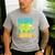Daddy Dad Saurus Rex Dinosaur Dino For Father Men's Casual T-Shirt Sport Grey