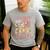 Daddy Of The Two Wild Zoo 2nd Birthday Safari Jungle Animal Men's Casual T-Shirt Sport Grey