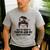 I Got My Daddy's Temper And My Mama's Attitude Men's Casual T-Shirt Sport Grey