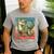 Daddysaurus Father's Day Best Dad T-Rex Papa Men's Casual T-Shirt Sport Grey